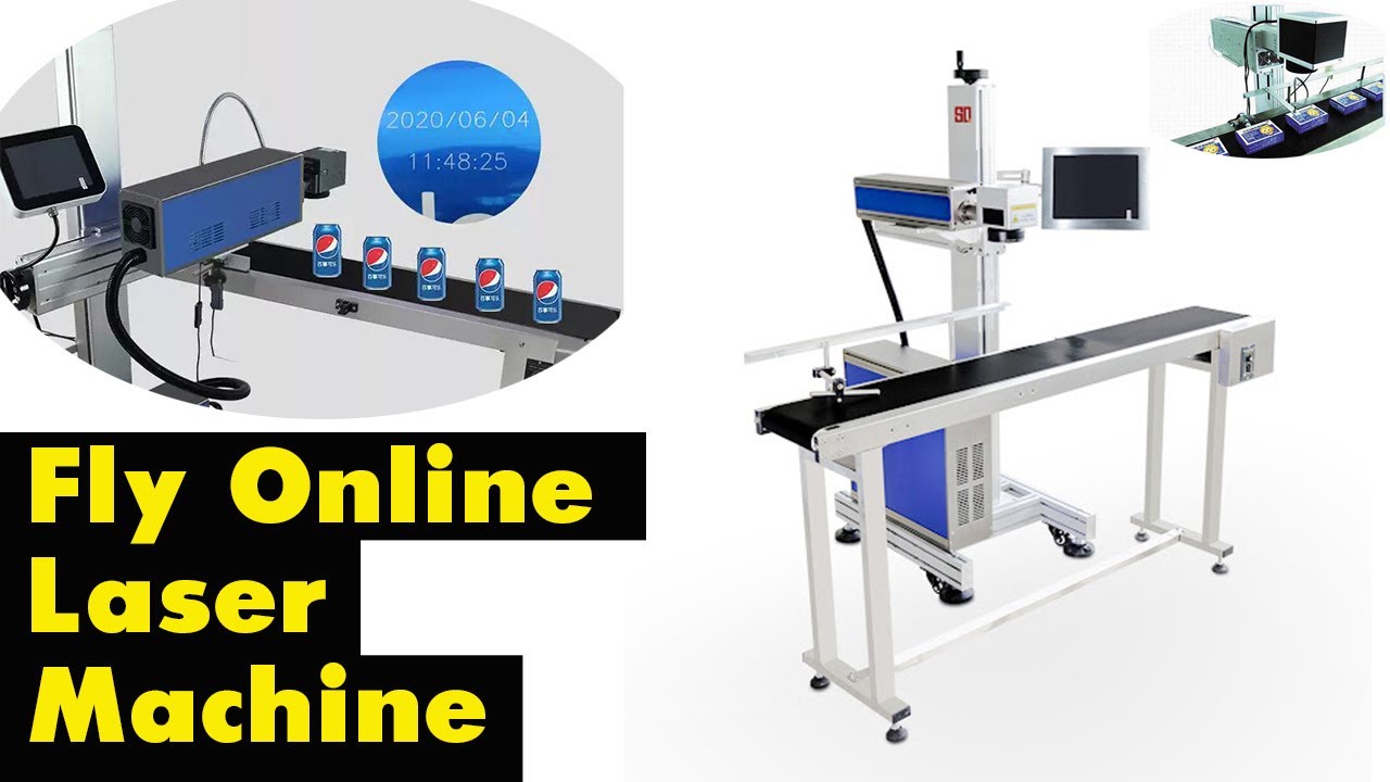 Online Flying Laser Marking Engraving Machines