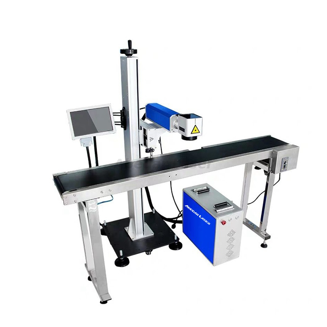 Automatic Turntable Tag Fiber Laser Marking Machine For Sale