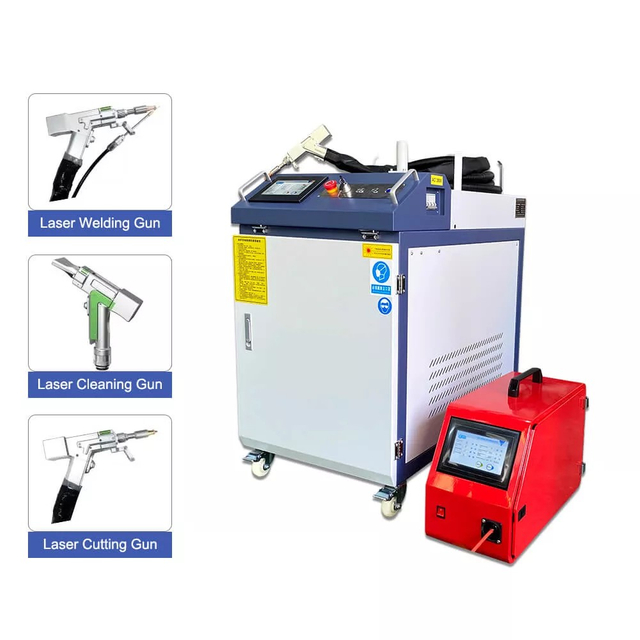 Portable 3 In 1 Multi-functional Laser Cleaning Welding Cutting Machine for Metal