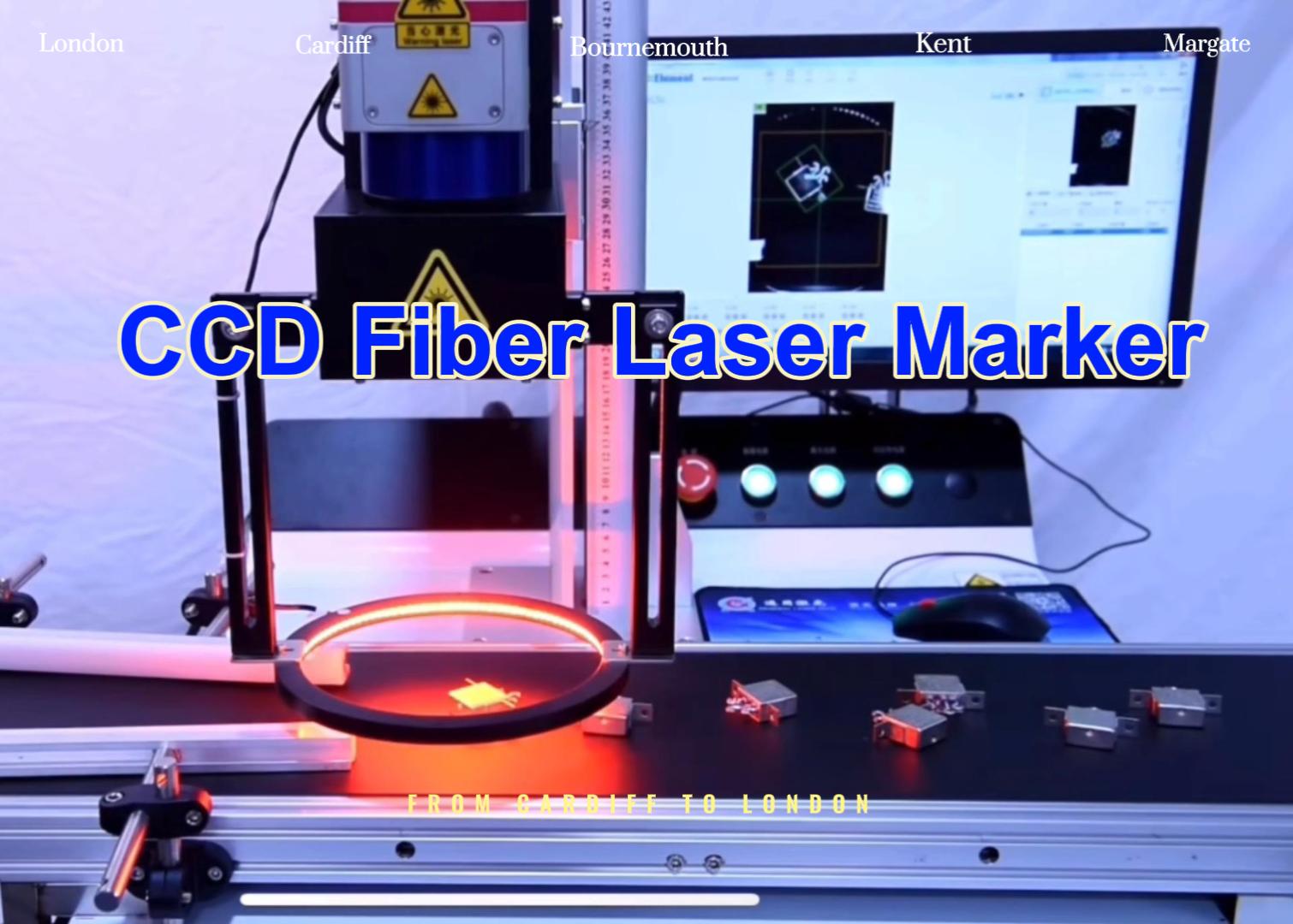 CCD Visual Positioning Fiber Laser Marking Machine