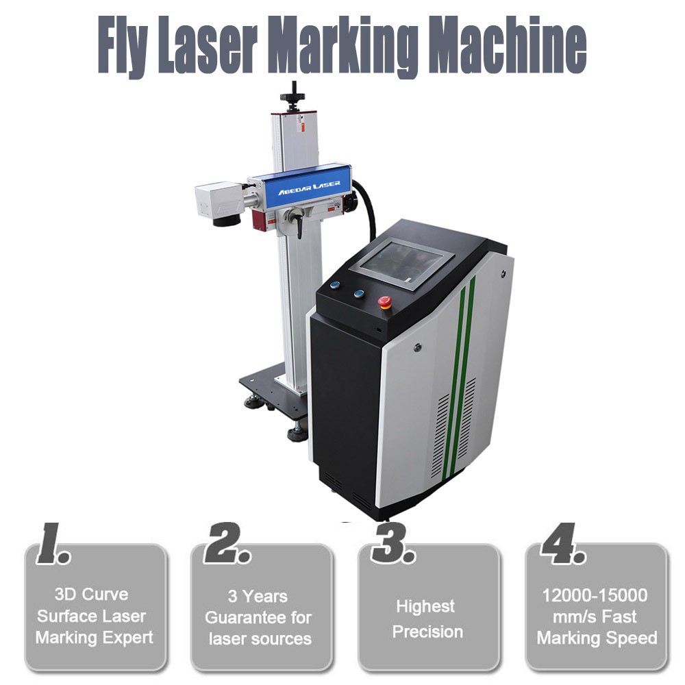 Online Flying Fiber Laser Marking Machine