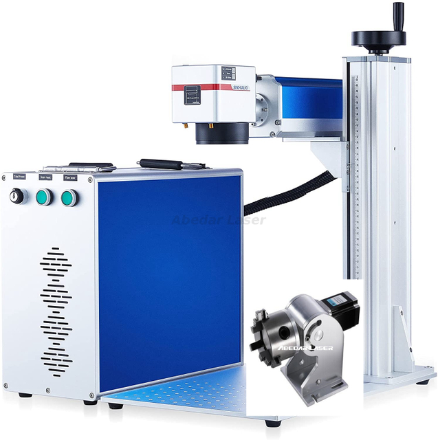 50W Galvo Industrial Fiber Laser Engraver For Metal