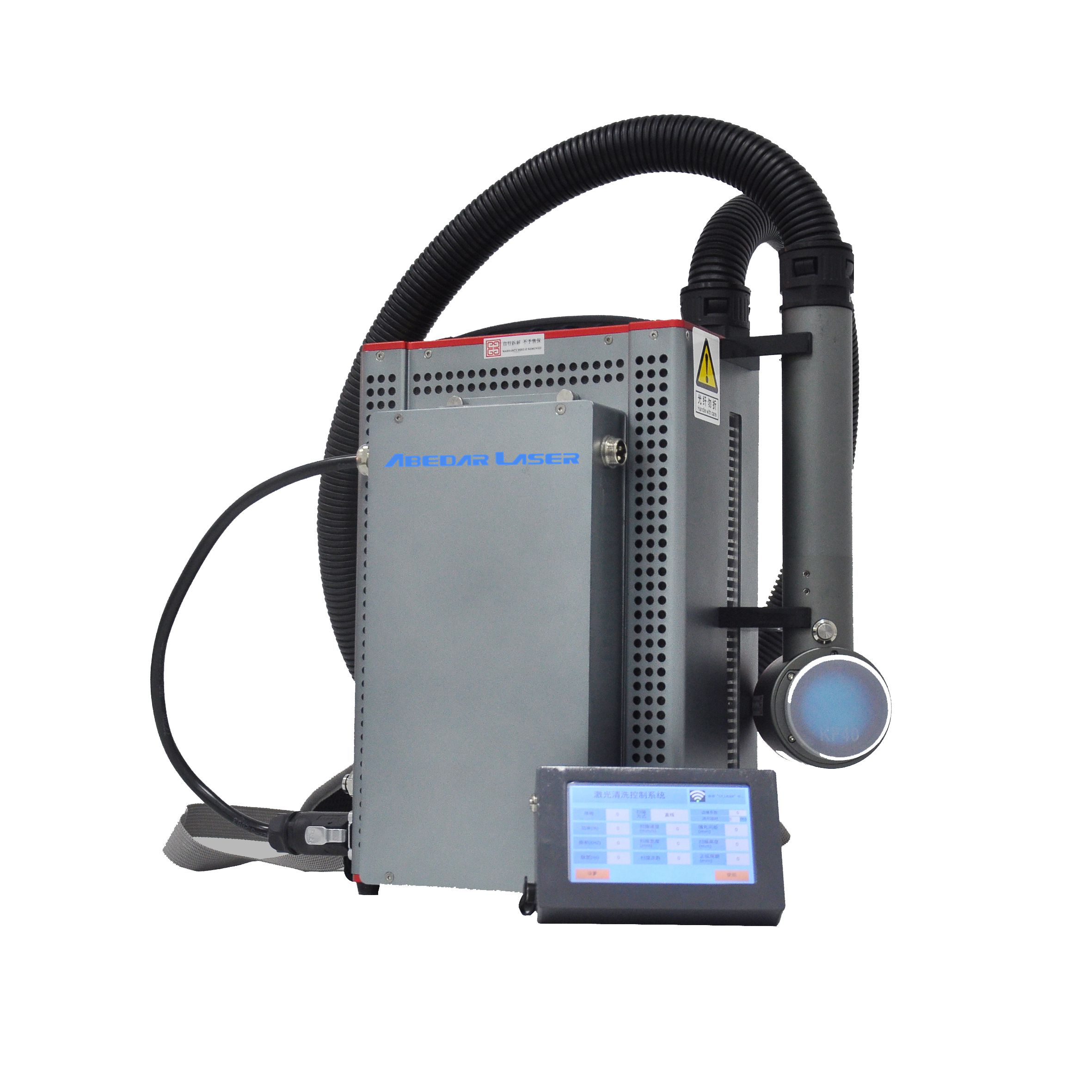 100W Backpack Laser Cleaning Rust Removal Machine
