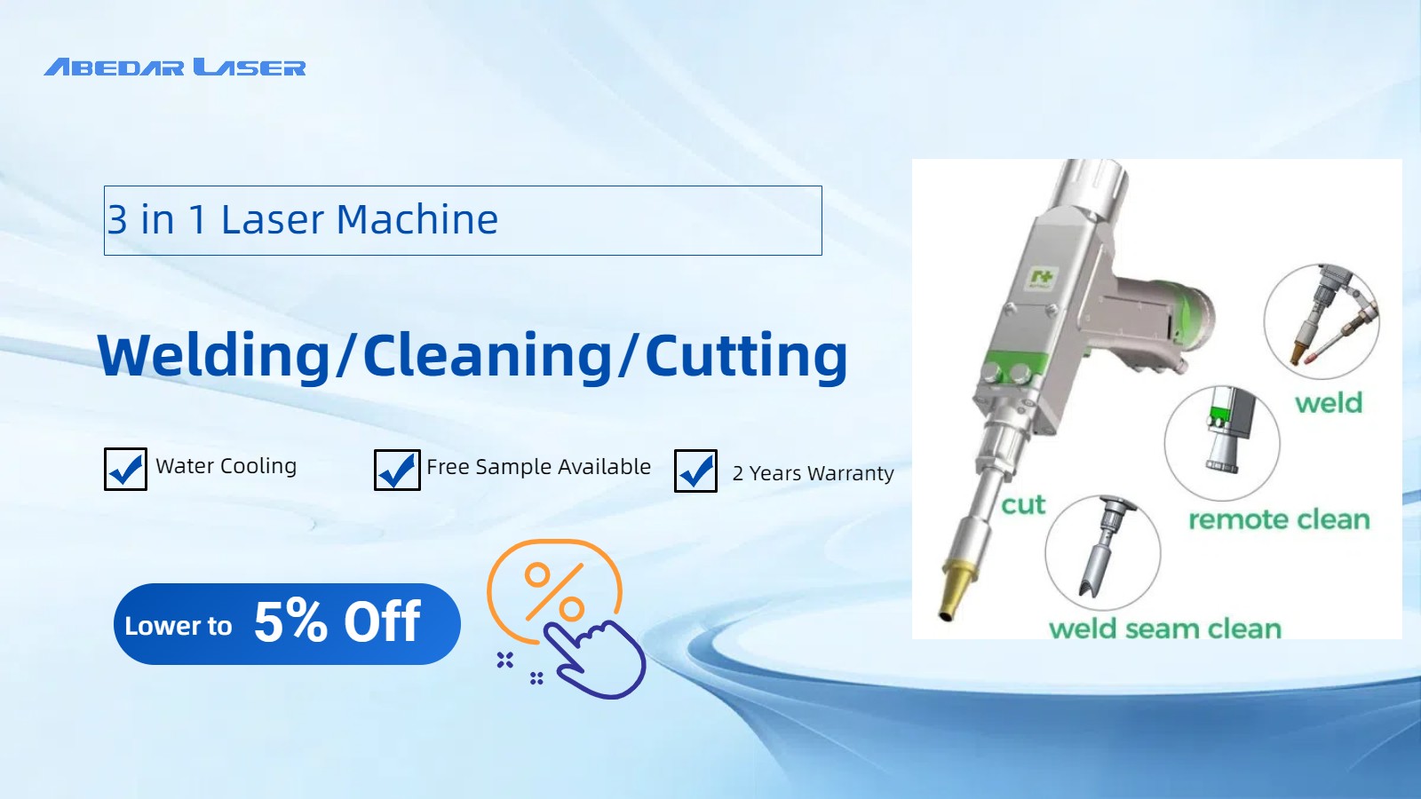 3 in 1 Laser Cleaning Welding Machine